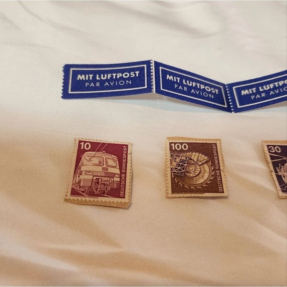 Vintage Germany Postage Stamp Collection